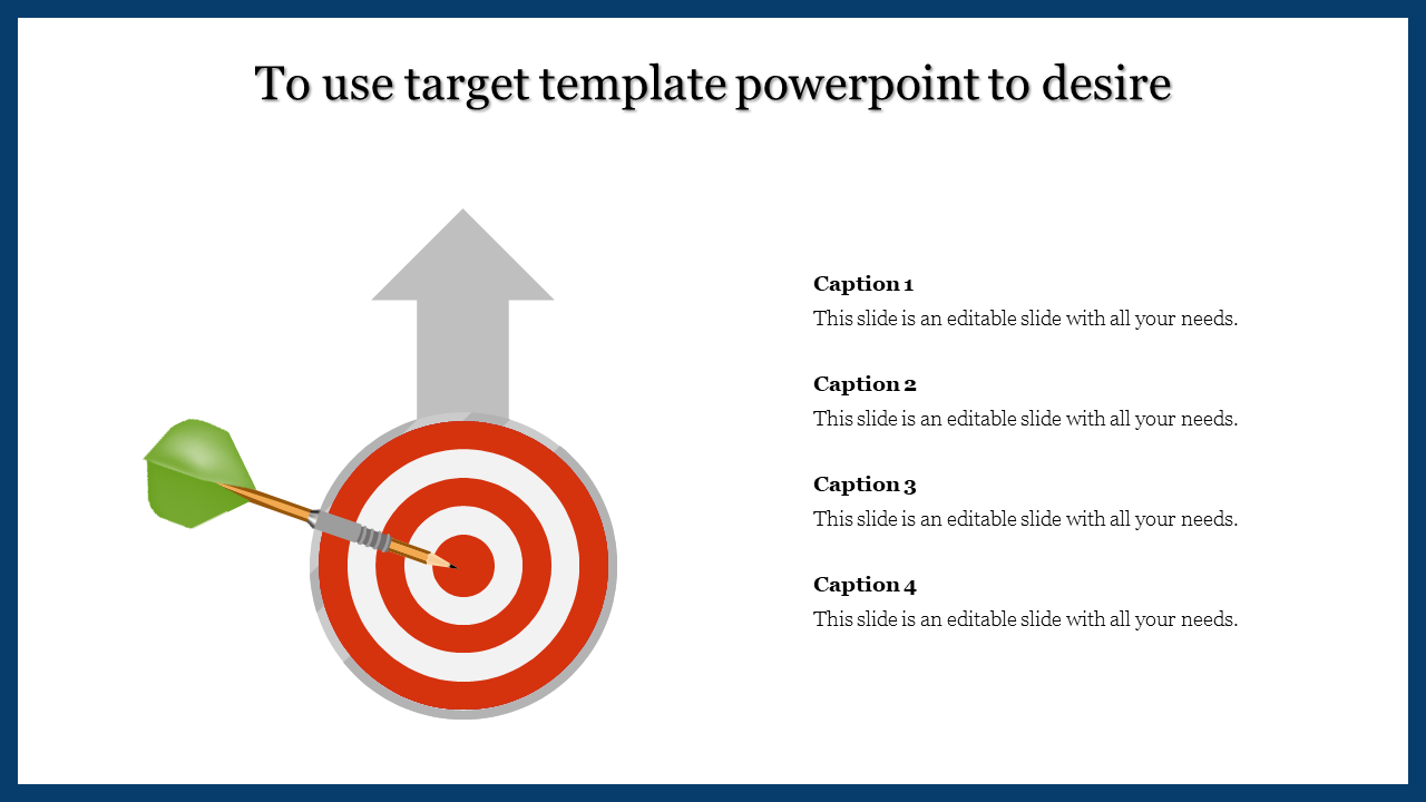 Free - Claim Target Template PowerPoint Presentation Design